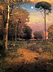 Early Moonrise Florida by George Inness